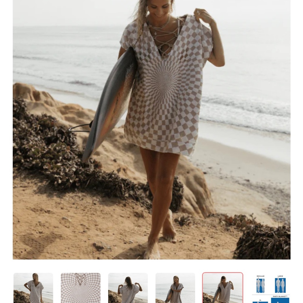 Sandcloud Checkster Beach Cover-Up Dress - Picture 8 of 9